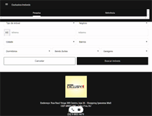 Tablet Screenshot of exclusivaimoveis.com